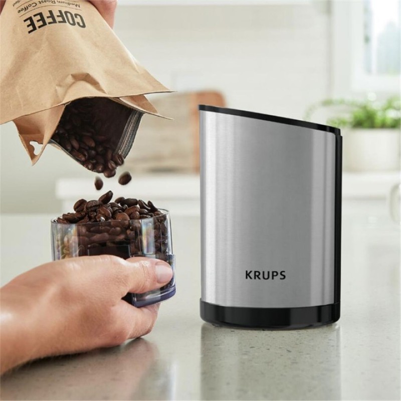 KRUPS FAST TOUCH METAL KAHVE VE BAHARAT ÖĞÜTÜCÜ