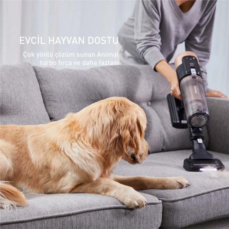Elden Taksitle TEFAL 14.80 ANIMAL X-FORCE FLEX ŞARJLI DİK SÜPÜRGE