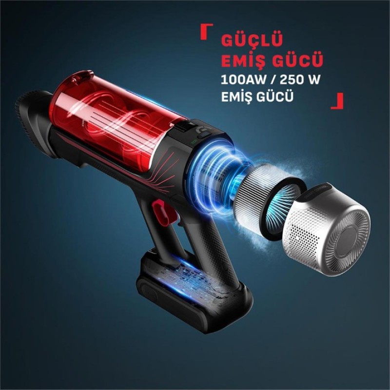 Elden Taksitle TEFAL 9.60 X-FORCE FLEX PARQUET COMPLETE ŞARJLI DİK SÜPÜRGE