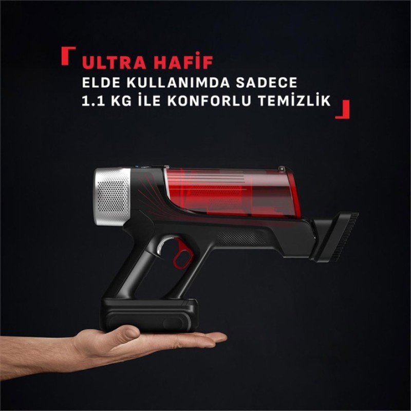 Elden Taksitle TEFAL 9.60 X-FORCE FLEX PARQUET COMPLETE ŞARJLI DİK SÜPÜRGE