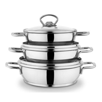SCHAFER COOKHAUS 6 PARÇA ÇELİK SAHAN SETİ