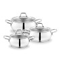 SCHAFER COOKHAUS 6 PARÇA ÇELİK TENCERE SETİ
