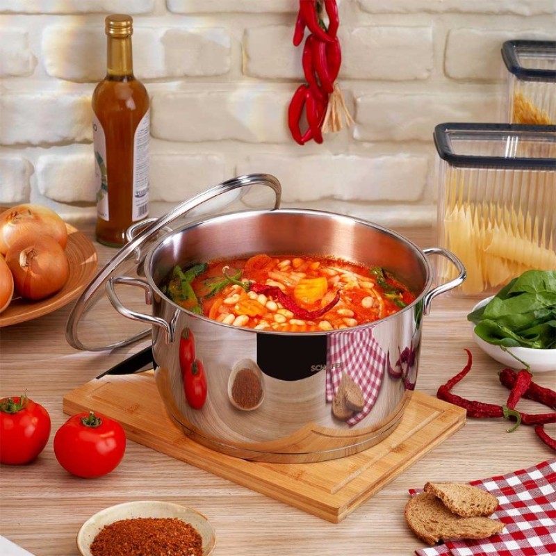 Elden Taksitle SCHAFER HELD ÇELİK DERİN TENCERE 26 CM