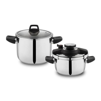 SCHAFER IN SAFE 2 Lİ 4 PARÇA DÜDÜKLÜ TENCERE SETİ