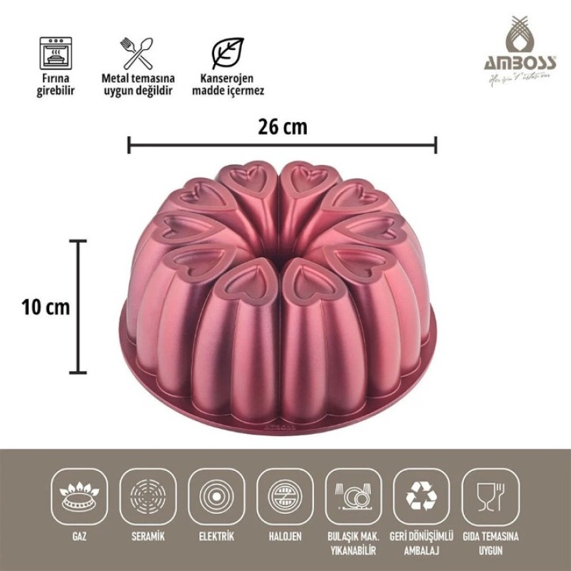 Elden Taksitle AMBOSS AMETİST DÖKÜM KEK KALIBI