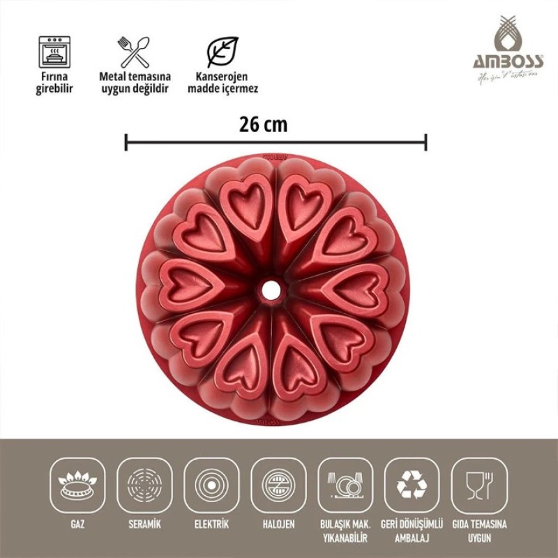 Elden Taksitle AMBOSS AMETİST DÖKÜM KEK KALIBI