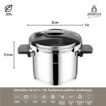 AMBOSS ENIO 18 PARÇA ÇELİK ÇEYİZ SETİ