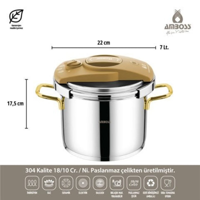 Elden Taksitle AMBOSS DIAMOND 18 PARÇA ÇELİK ÇEYİZ SETİ