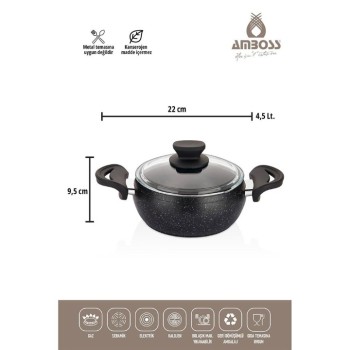 AMBOSS FLATSO DERİN 6 PARÇA TENCERE SETİ