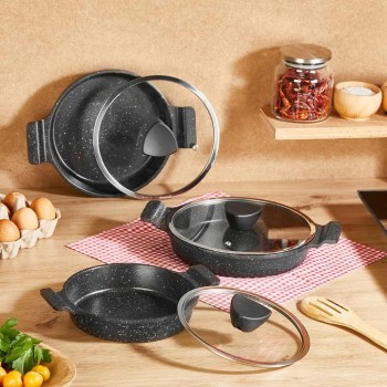 AMBOSS ASTRAL 6 PARÇA DÖKÜM OMLET SETİ