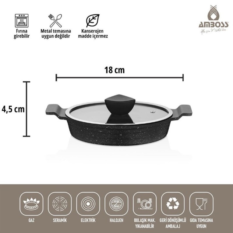 Elden Taksitle AMBOSS ASTRAL 6 PARÇA DÖKÜM OMLET SETİ