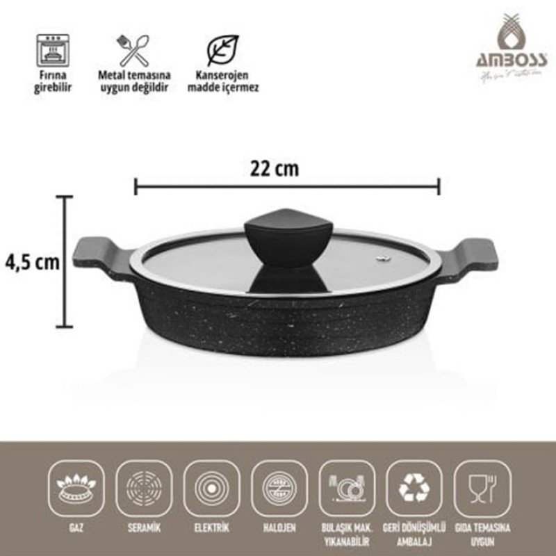 Elden Taksitle AMBOSS ASTRAL 6 PARÇA DÖKÜM OMLET SETİ