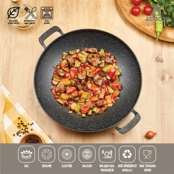 AMBOS VIOLET SAÇ TAVA 34 CM