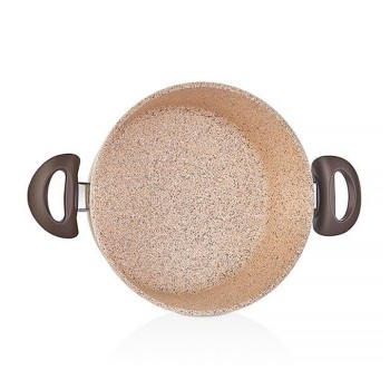 FALEZ CREAMY GRANITEC DERİN TENCERE 24 CM