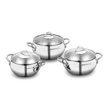 KORKMAZ TOMBİK JUNIOR 6 PARÇA TENCERE SETİ A1801