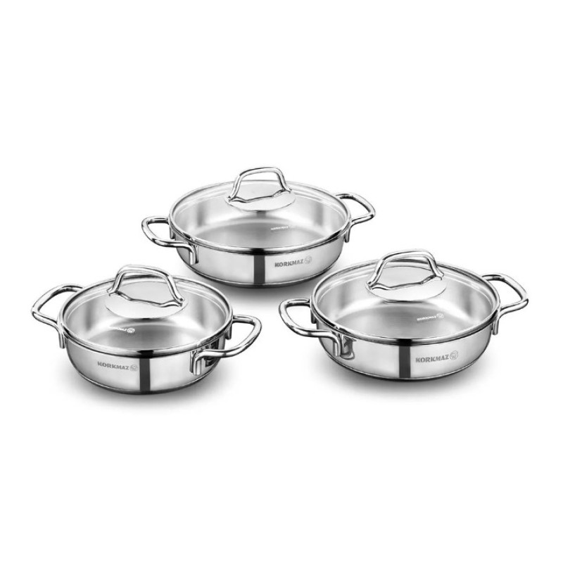 Elden Taksitle KORKMAZ PERLA 6 PARÇA OMLET SETİ A1675