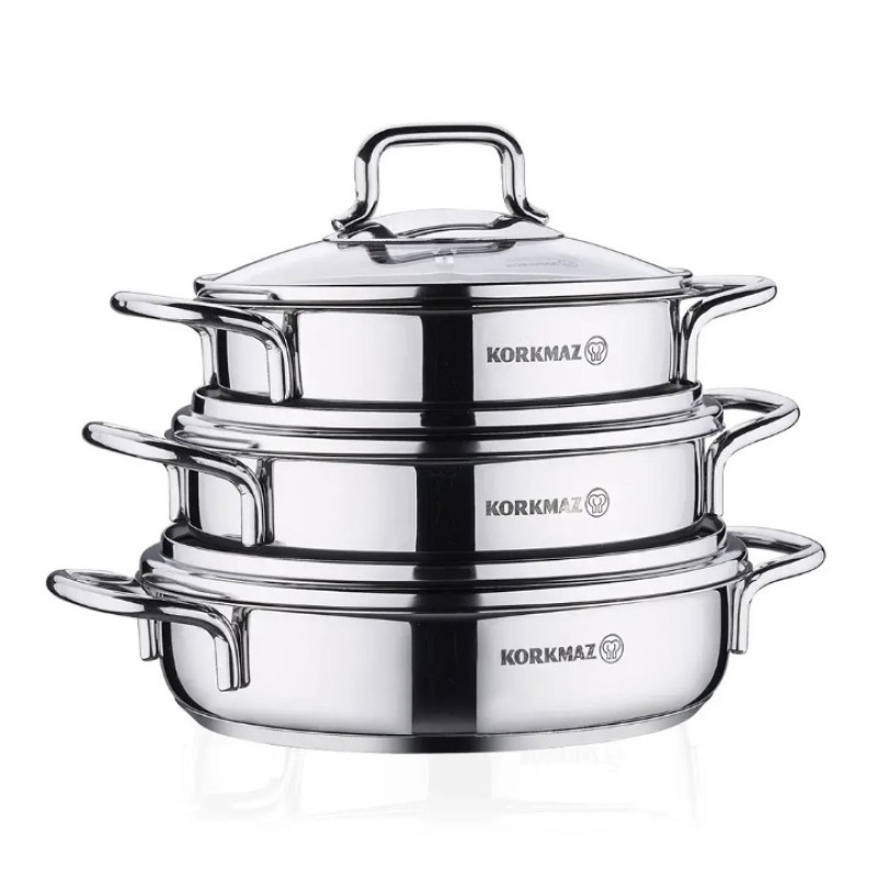 Elden Taksitle KORKMAZ PERLA 6 PARÇA OMLET SETİ A1675