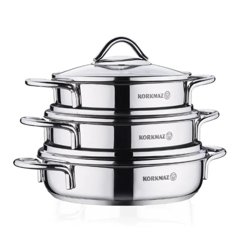 KORKMAZ TOMBİK 6 PARÇA OMLET SETİ A1805