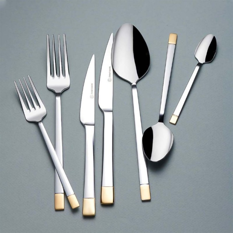 Elden Taksitle KORKMAZ POLINA GOLD 84 PARÇA ÇATAL KAŞIK BIÇAK SETİ A2515