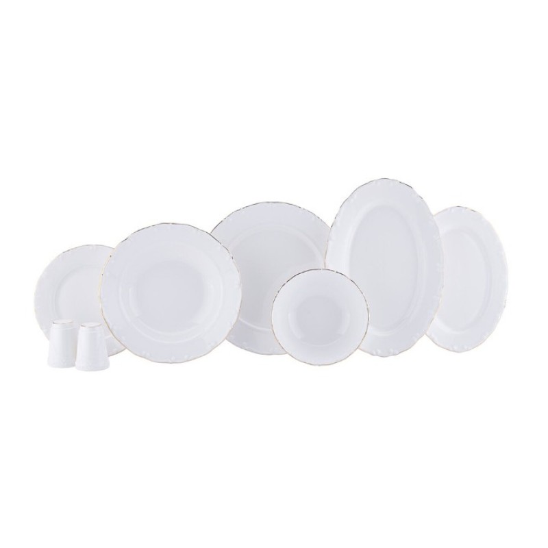 KORKMAZ VINTA COLLECTION 55 PARÇA YEMEK TAKIMI A8333