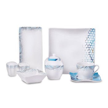 KORKMAZ LINK COLLECTION 28 PARÇA KARE KAHVALTI TAKIMI A8572