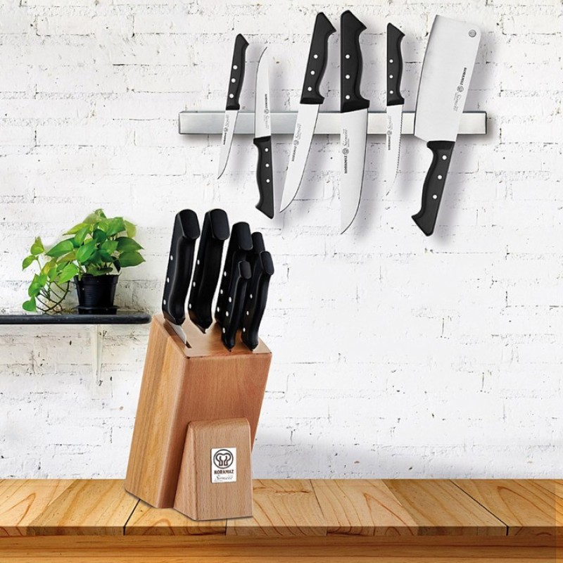 Elden Taksitle KORKMAZ SÜRMENE 7 PARÇA BIÇAK SETİ A5501