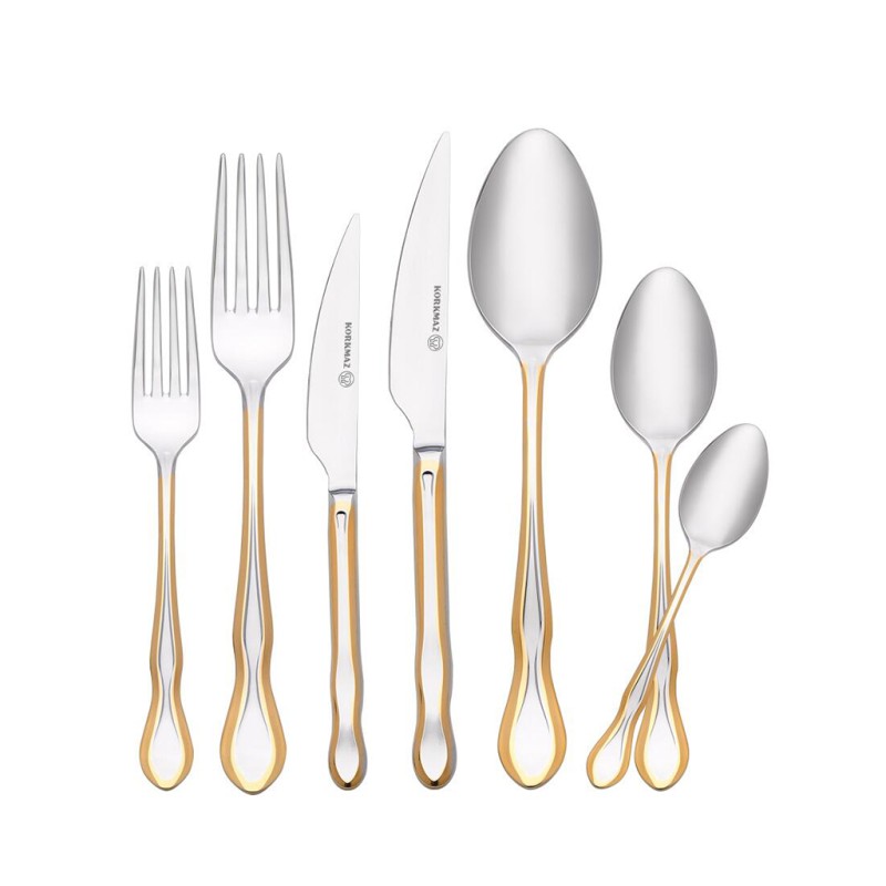 KORKMAZ SILVA 84 PARÇA ÇATAL KAŞIK BIÇAK SETİ A2556