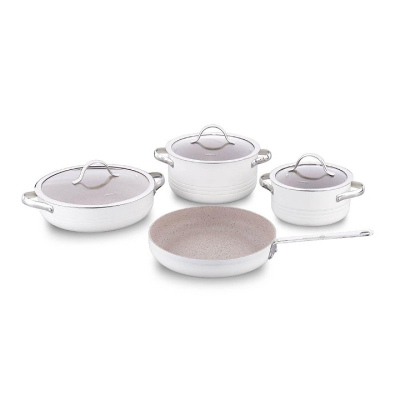 KORKMAZ LINEA 7 PARÇA TENCERE SETİ A2619 2