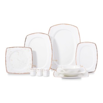 KORKMAZ ZENA COLLECTION 60 PARÇA YEMEK TAKIMI A8090