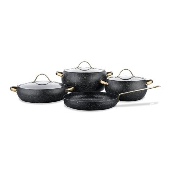 KORKMAZ BERILLA 7 PARÇA TENCERE SETİ A2610