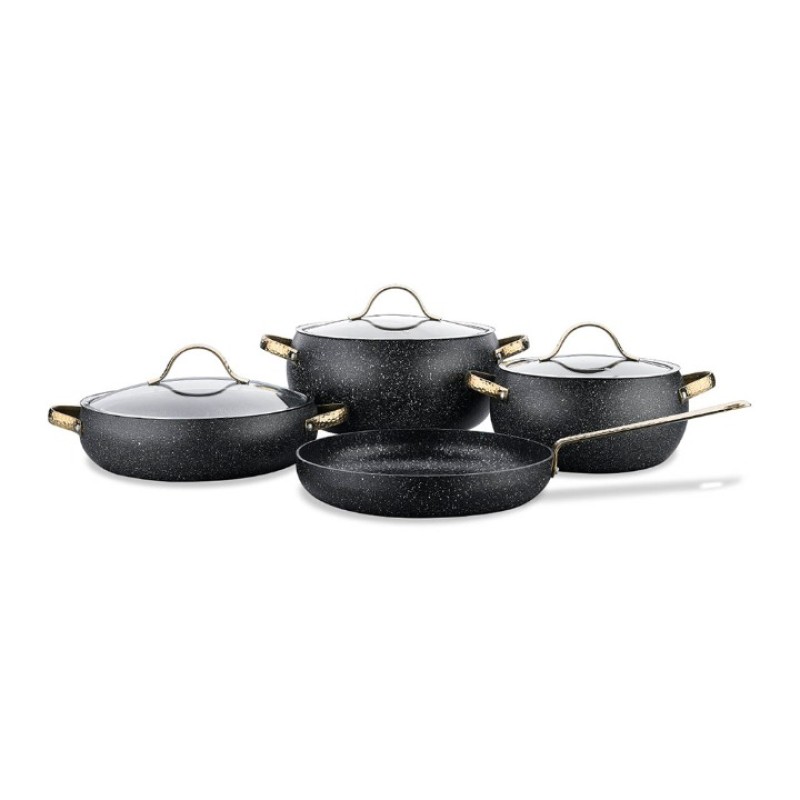 Elden Taksitle KORKMAZ BERILLA 7 PARÇA TENCERE SETİ A2610