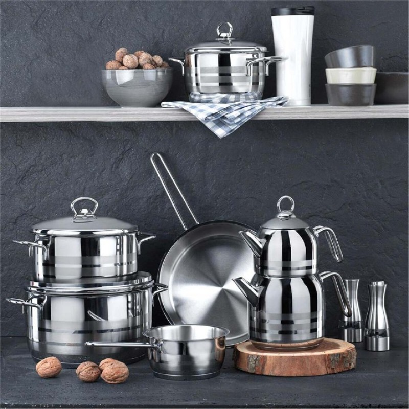 Elden Taksitle KORKMAZ MEGA KISA TENCERE A1943 32X13 CM