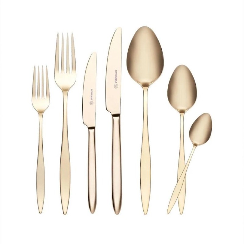 KORKMAZ TALIA SATIN 84 PARÇA ÇATAL KAŞIK BIÇAK SETİ A2552