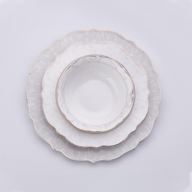 KORKMAZ ELIZA COLLECTION 60 PARÇA YEMEK TAKIMI A8279