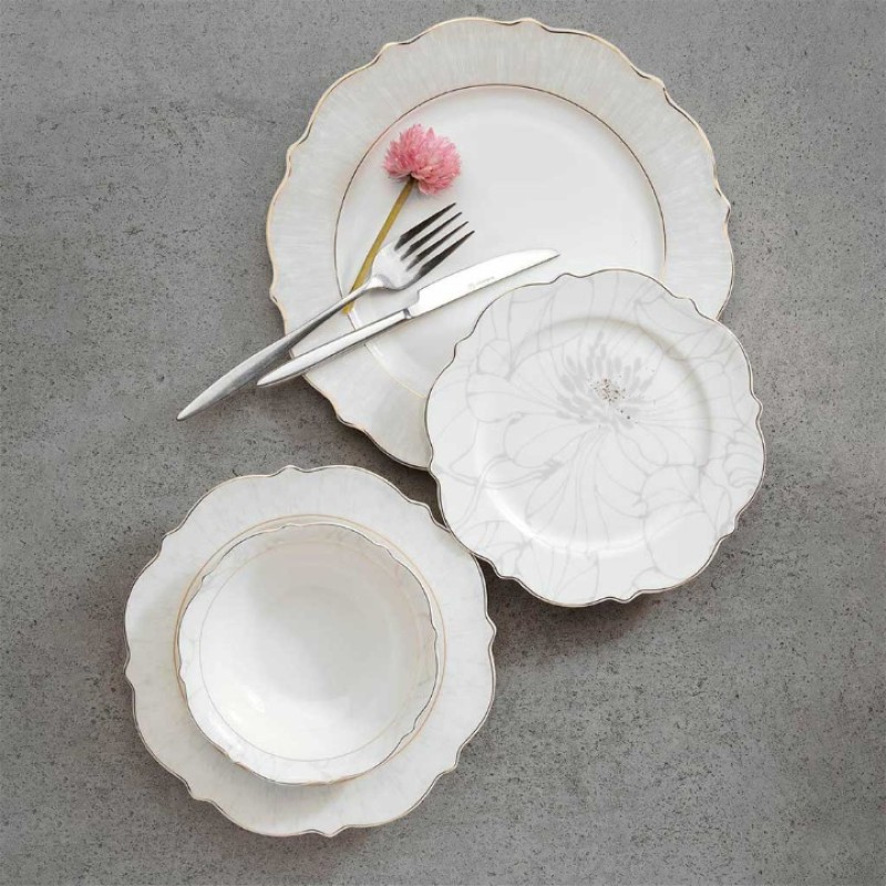 KORKMAZ ELIZA COLLECTION 60 PARÇA YEMEK TAKIMI A8279