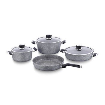 KORKMAZ PALMA 7 PARÇA TENCERE SETİ A3919