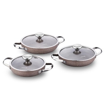 KORKMAZ BROWNI 6 PARÇA OMLET SETİ A2920 