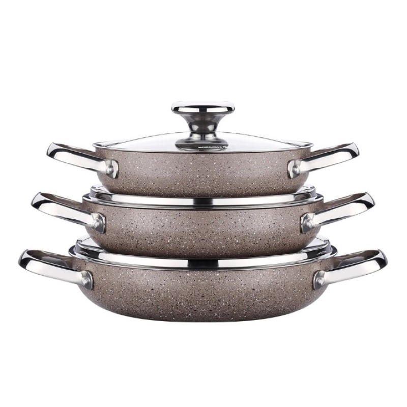 KORKMAZ BROWNI 6 PARÇA OMLET SETİ A2920 