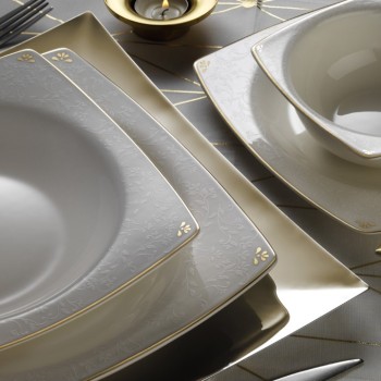 KÜTAHYA BONE MARE 62 PARÇA YEMEK TAKIMI BNMR62YT1074821