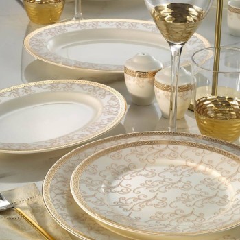 KÜTAHYA BONE KALIPSO 62 PARÇA YEMEK TAKIMI BNKL62YT4301140421