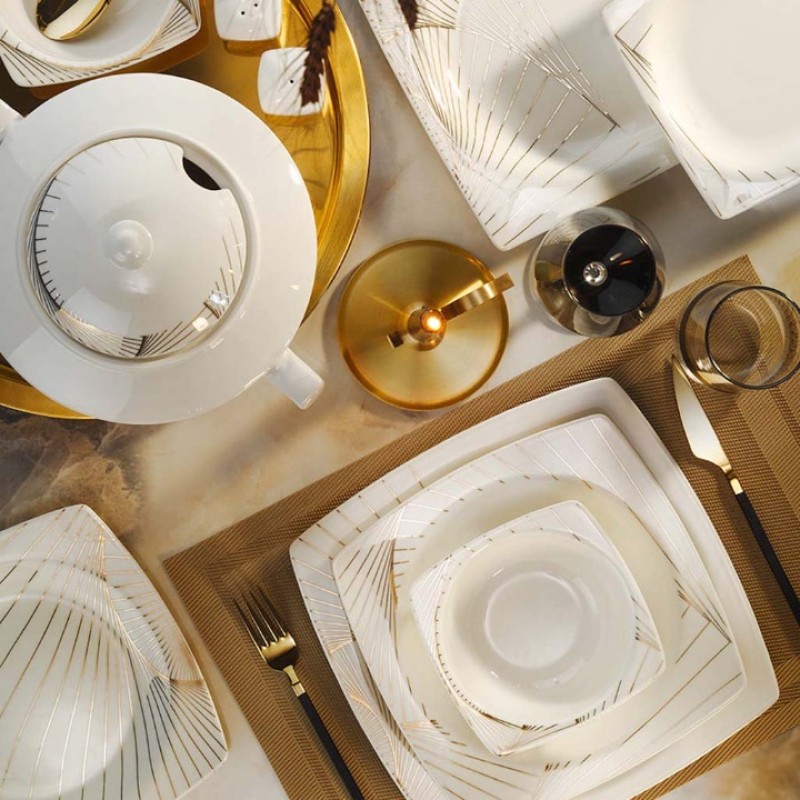 KÜTAHYA BONE MARE 62 PARÇA YEMEK TAKIMI BNMR62YT43011705