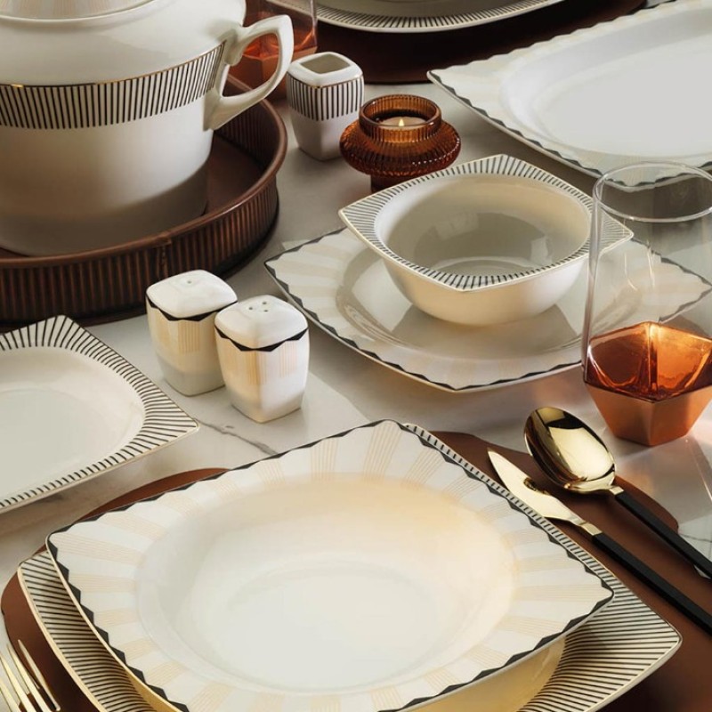 KÜTAHYA BONE MARE 62 PARÇA YEMEK TAKIMI BNMR62YT43012408