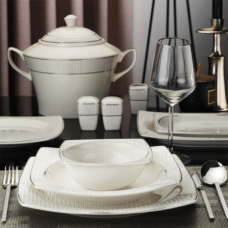 KÜTAHYA BONE MARE 62 PARÇA YEMEK TAKIMI BNMR62YT43012402