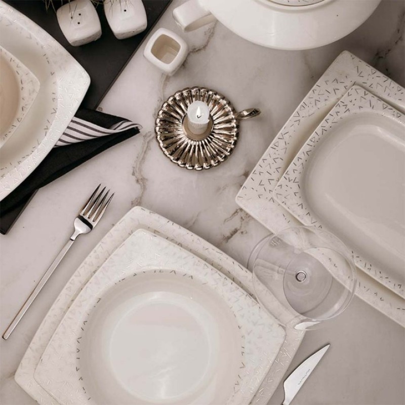 KÜTAHYA BONE MARE 62 PARÇA YEMEK TAKIMI BNMR62YT43012580