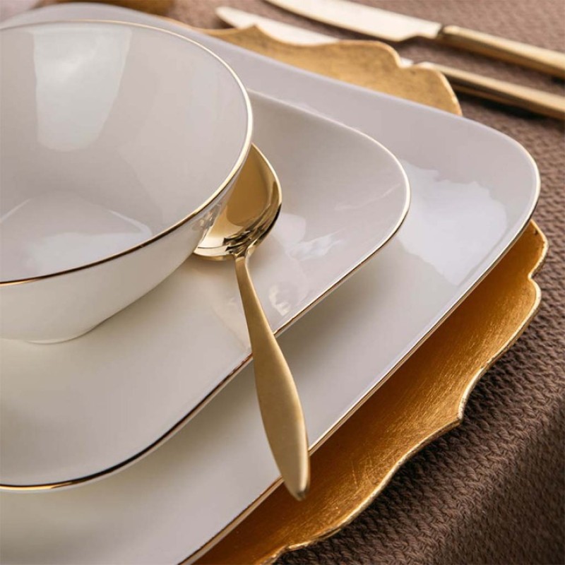 KÜTAHYA BONE MARE MINAS 51 PARÇA YEMEK TAKIMI BNMNS51YT20