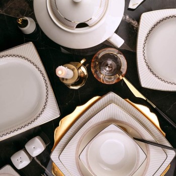 KÜTAHYA BONE MARE 62 PARÇA YEMEK TAKIMI BNMR62YT43012584