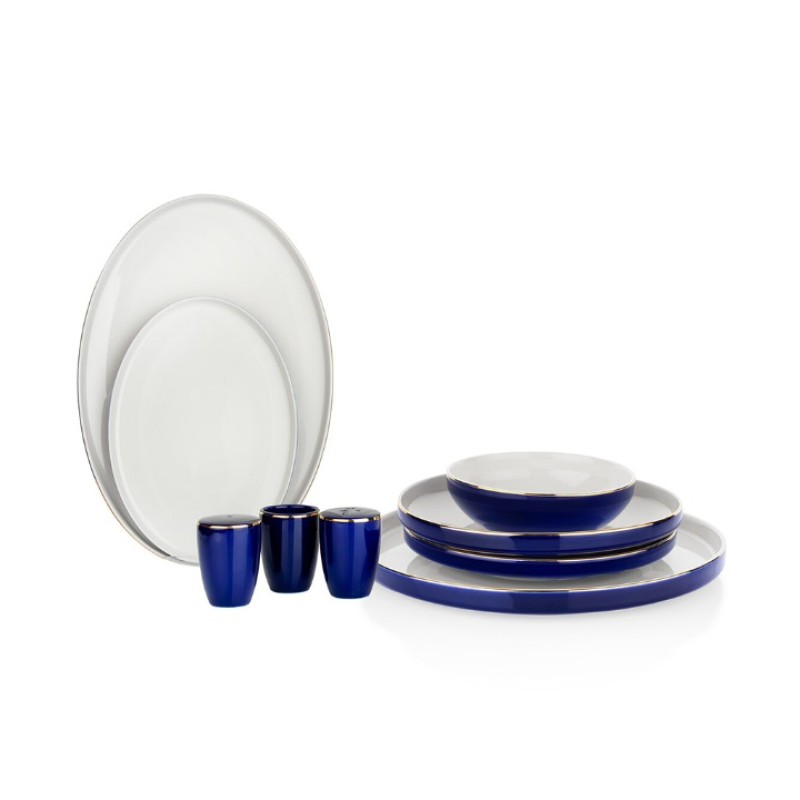 SCHAFER ADEL NAVY BLUE 56 PARÇA YEMEK TAKIMI