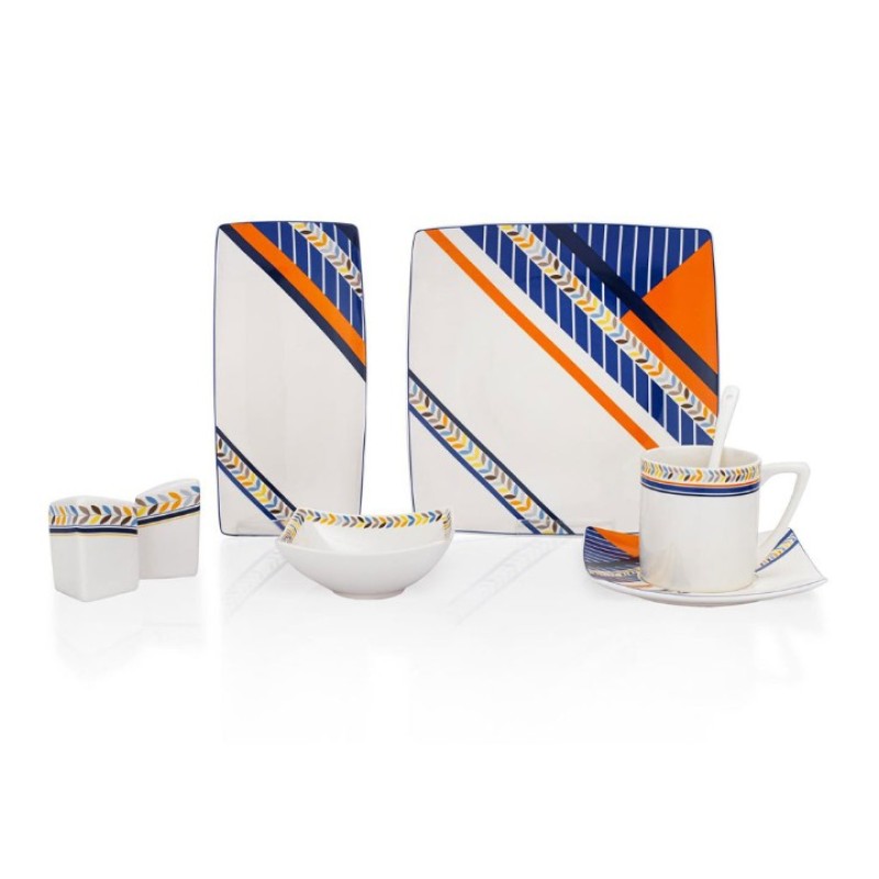 Elden Taksitle SCHAFER DAY 32 PARÇA KAHVALTI TAKIMI LACİVERT01