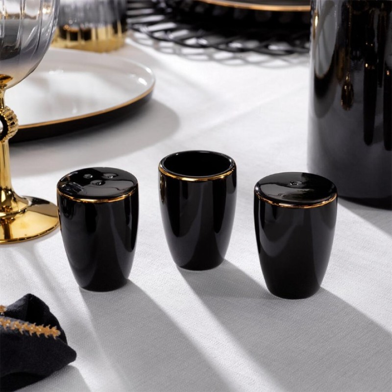 SCHAFER ADEL BLACK 56 PARÇA YEMEK TAKIMI