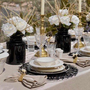 SCHAFER TILSIM CHARM 60 PARÇA YEMEK TAKIMI SIY01